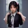惠美梨客户服务主管陈思敏，年轻女性，面带微笑坐在客服工位前，背景为整洁的办公环境